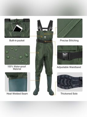 TideWe Waders men’s size 10